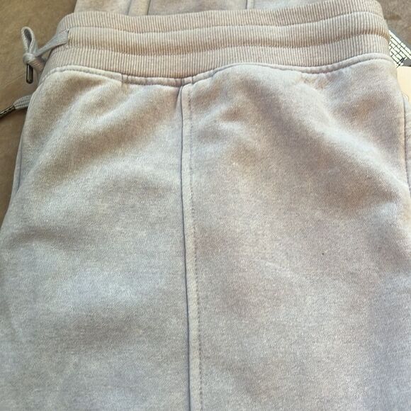 NWT SZ L/XL Lt Blue Mineral Washed Jogger Pants - Picture 5 of 9